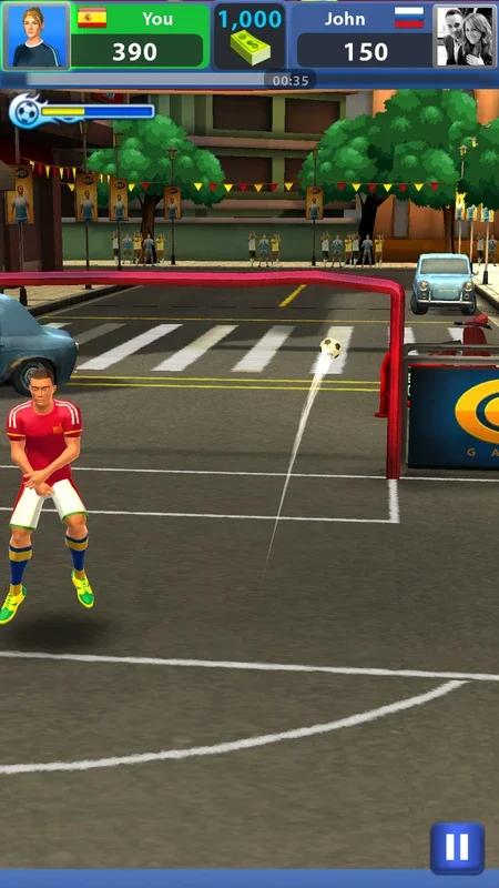 Soccer Hero for Android - Compete Online in Minutes