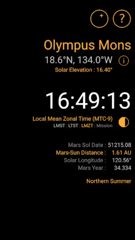 Mars Time for Android - Precise Martian Time Tracking