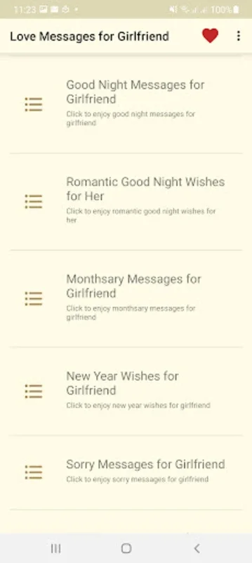 Love Messages for Girlfriend on Android - Express Your Love