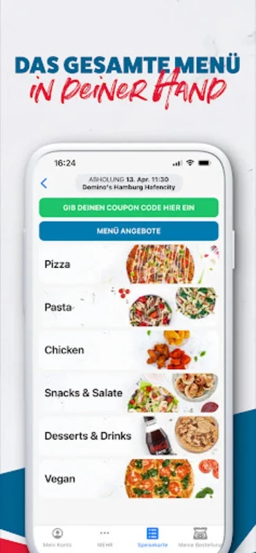 Domino's Pizza Germany for Android - Order with Ease