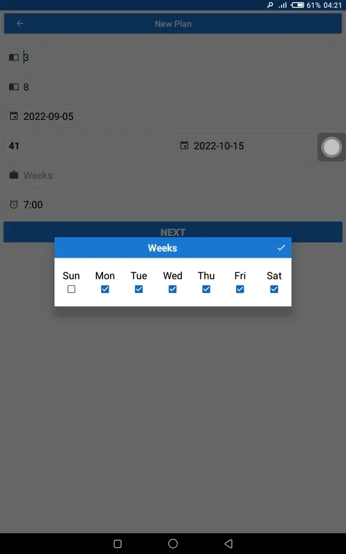 Reading Plan for Android: Customize Your Reading