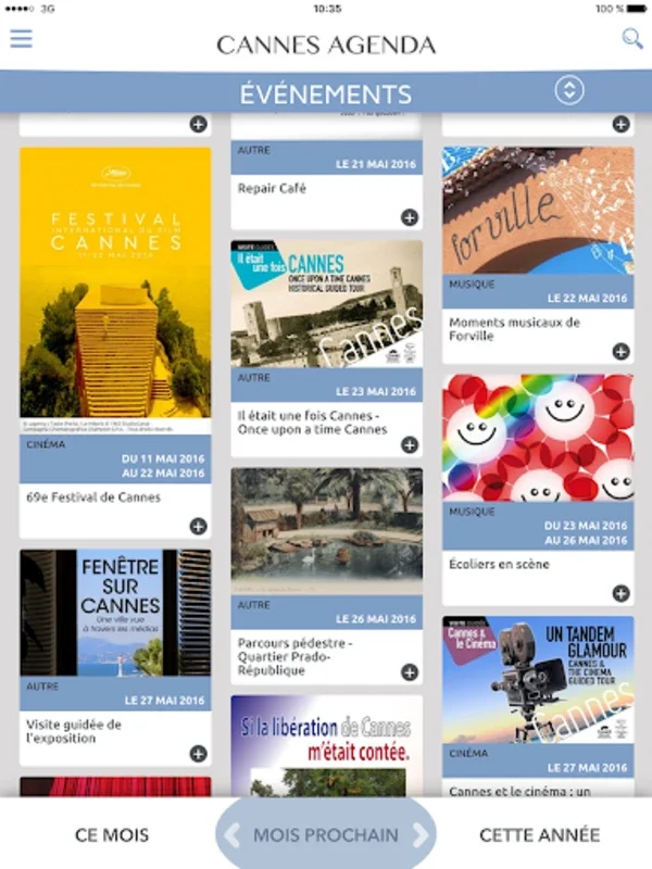 Cannes Agenda for Android: Explore Cannes' Events