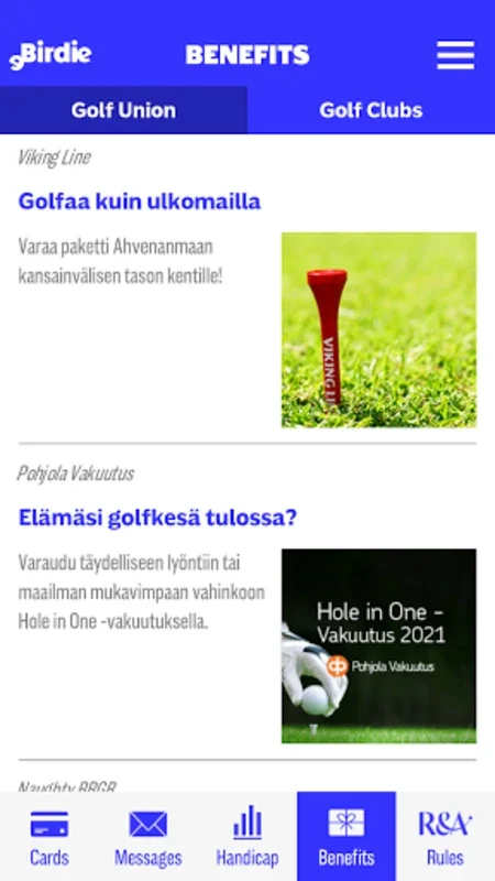 eBirdie for Android: The Finnish Golfer's Essential App