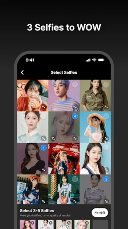 concept for Android - Transform Selfies Creatively