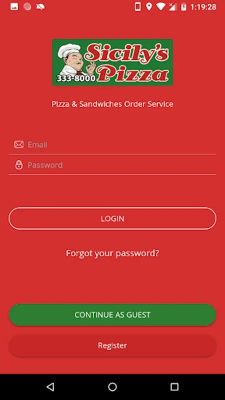 Sicily's Pizza for Android - Quick & Convenient Pizza Orders