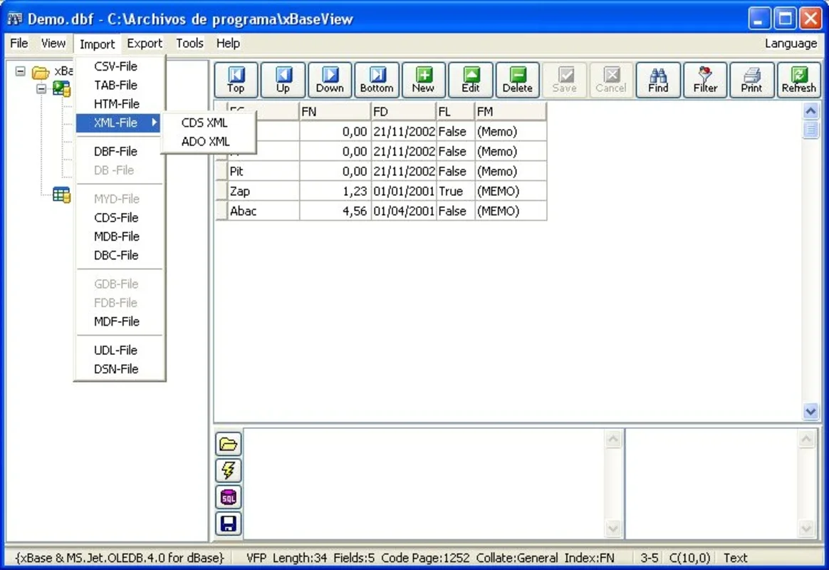 xBaseView for Windows - Efficient Data Viewing