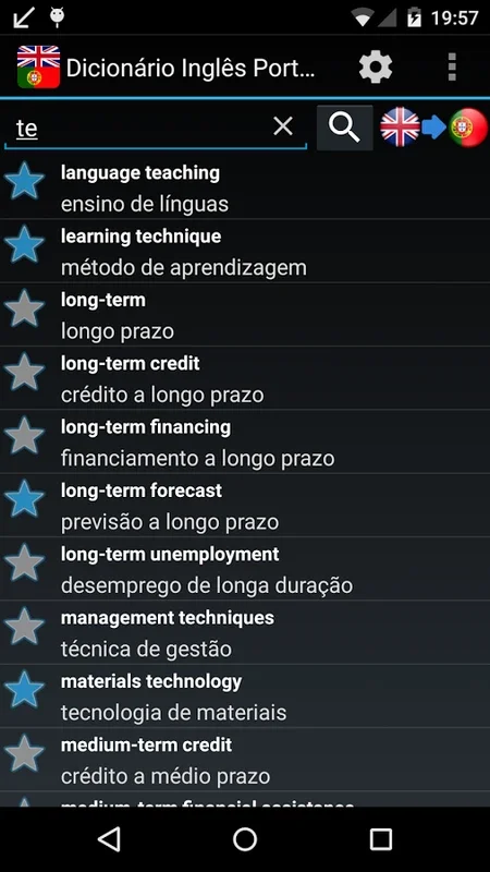 English Portuguese Dictionary FREE for Android