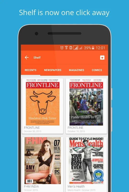 Readwhere for Android - Multilingual Reading Hub