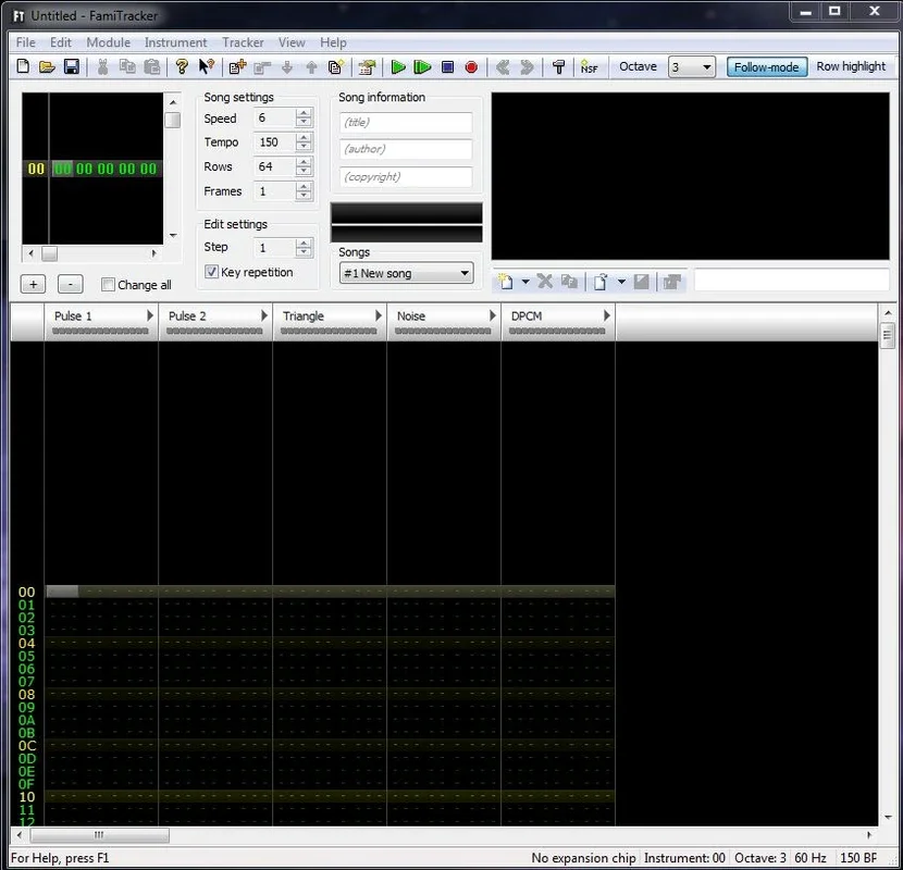 FamiTracker for Windows - Create Nintendo Music Easily