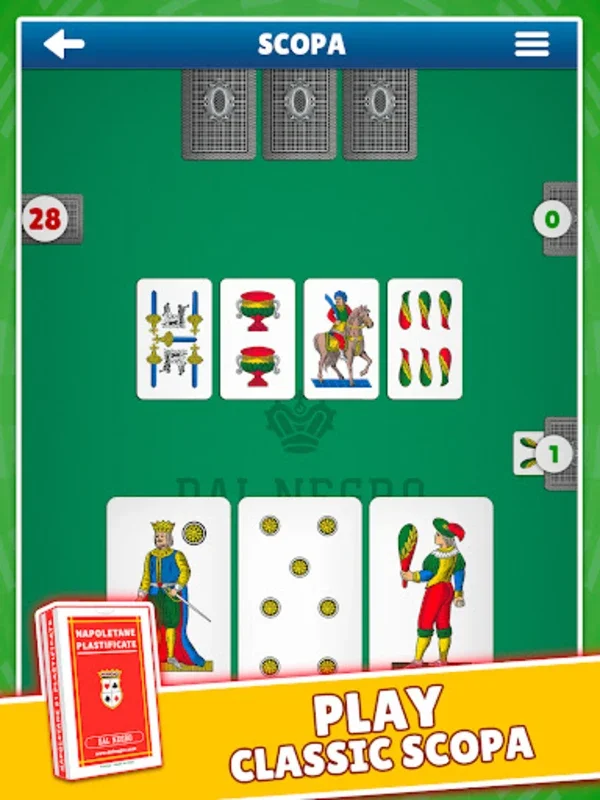 Scopa Dal Negro for Android - Immersive Card Experience