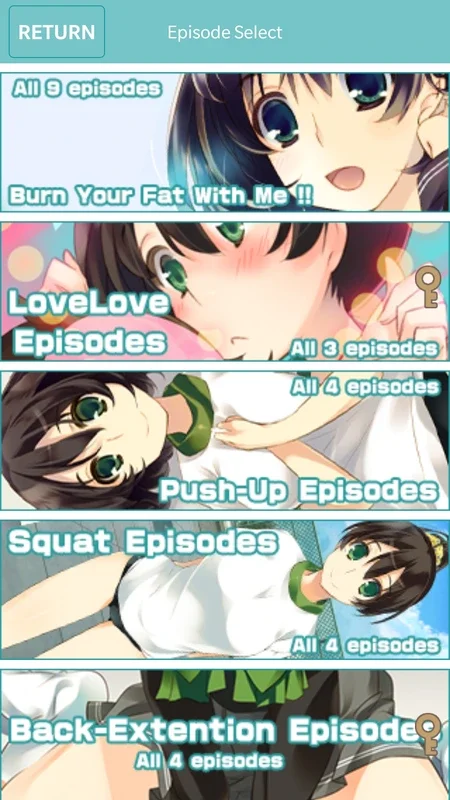 Burn your fat with me!! for Android - Innovative Exercise Game