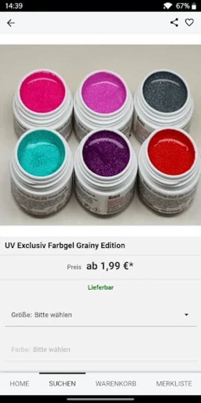 online - hut.de for Android: Premium Nail Art Essentials at Low Prices