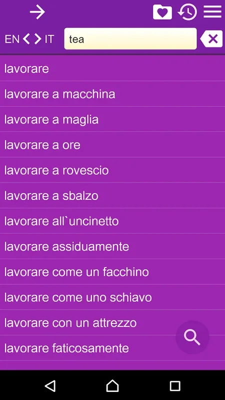 EN-IT Dictionary Free for Android - No Downloading Needed