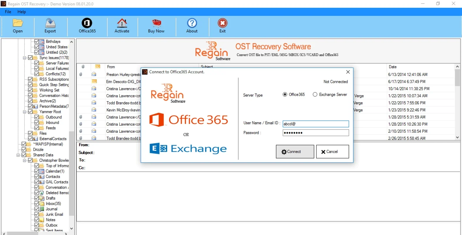 Regain OST Recovery Tool for Windows: Recover Corrupt Files