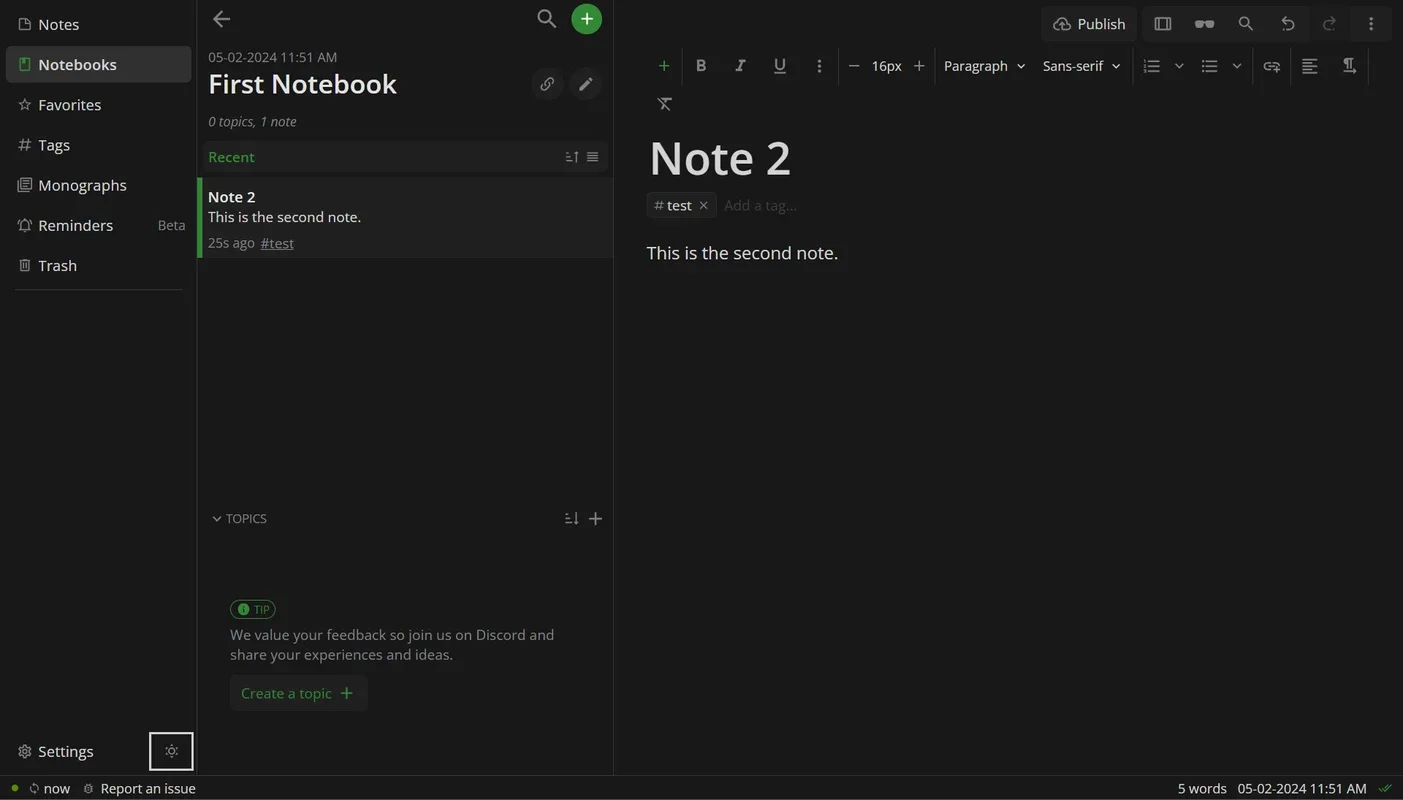 Notesnook for Windows: Secure Note-Taking App