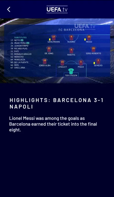 UEFA.tv for Android: Your Soccer Content Hub