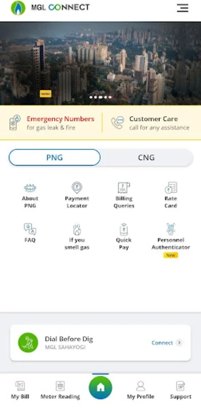 MGL Connect for Android - Streamlining Mahanagar Gas Services