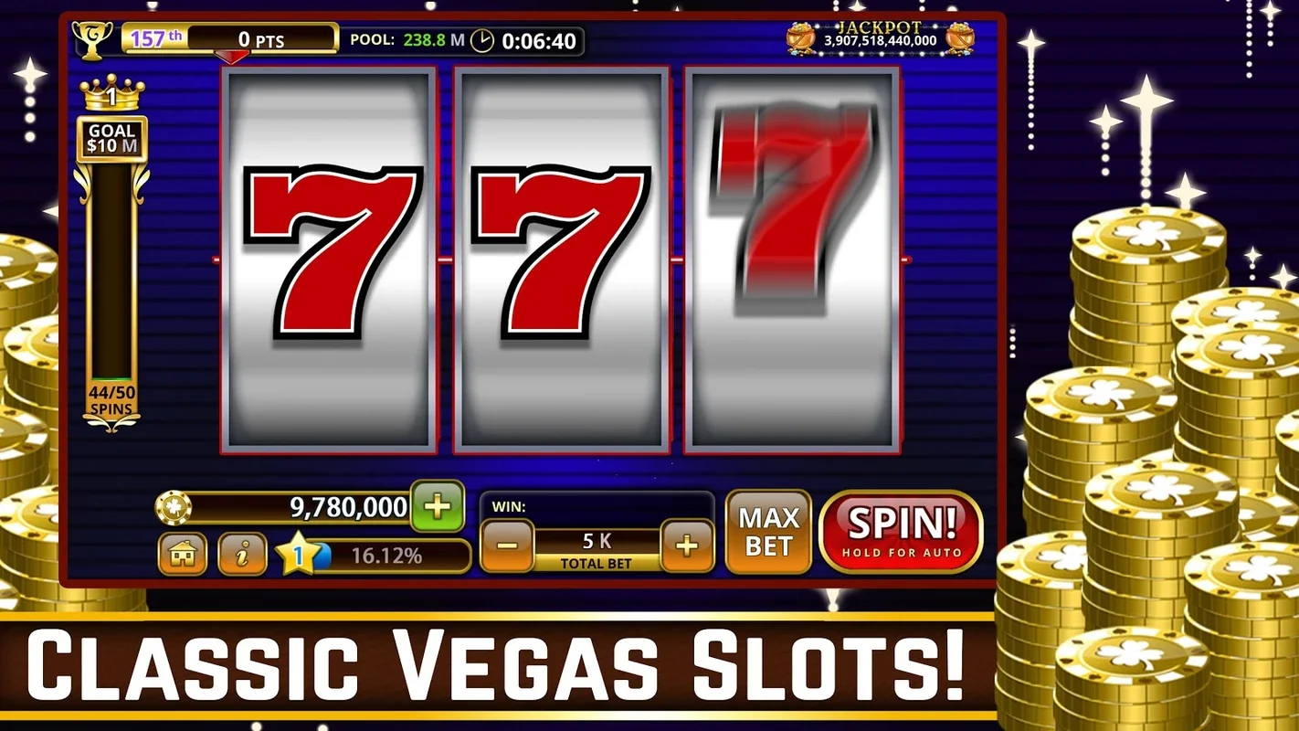 Hot Vegas Slots for Android - No Wifi Needed