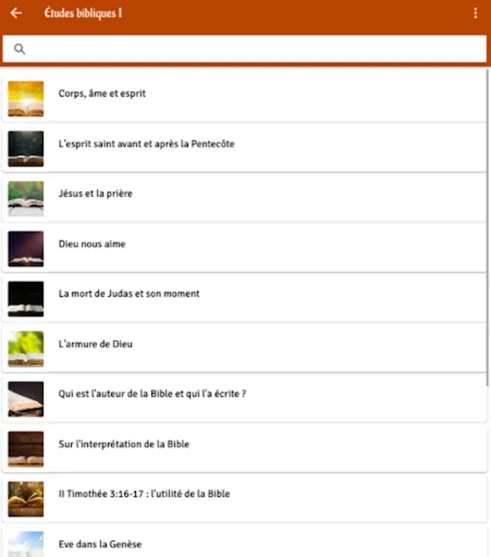 Études Bibliques Approfondies for Android - No Downloading Required