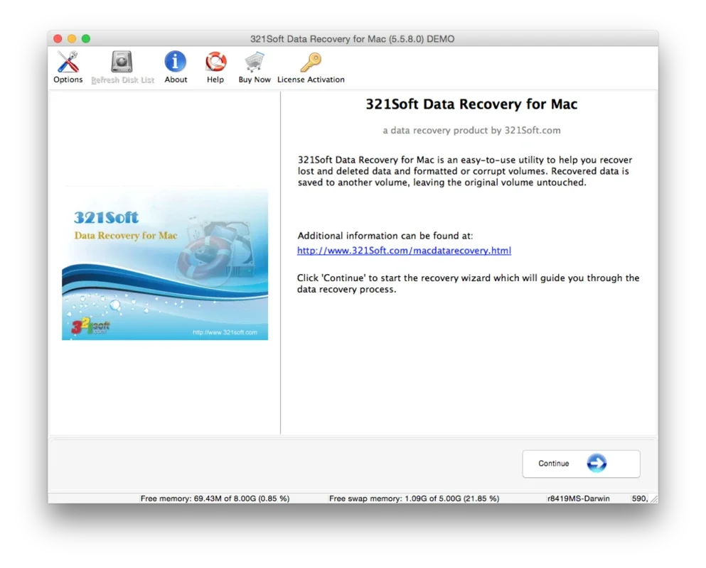 321Soft Data Recovery for Mac - Recover Deleted Files Easily