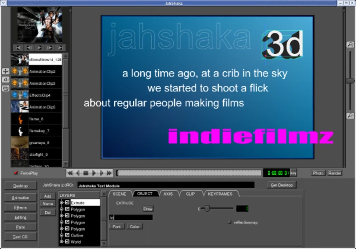 Jahshaka for Windows - A Free Video Editing Suite