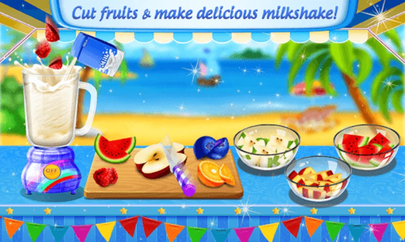 Milkshake Maker Chef Frozen for Android - Culinary Fun