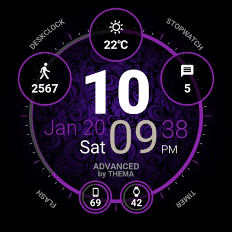 Advanced Watch Face for Android: Stylish & Functional