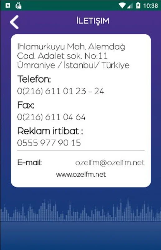 Özel FM Canlı yayın for Android - Interactive Live Radio