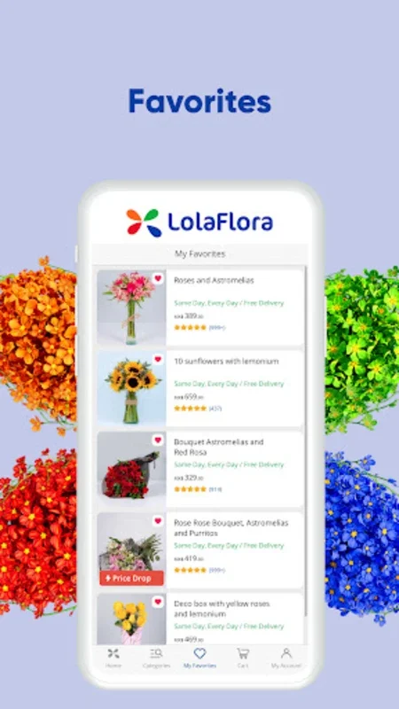 LolaFlora - Flower Delivery for Android: Effortless Flower Sending