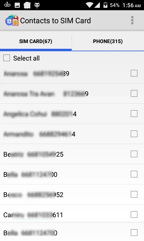 Contacts to SIM Card for Android: Simplify Contact Transfer