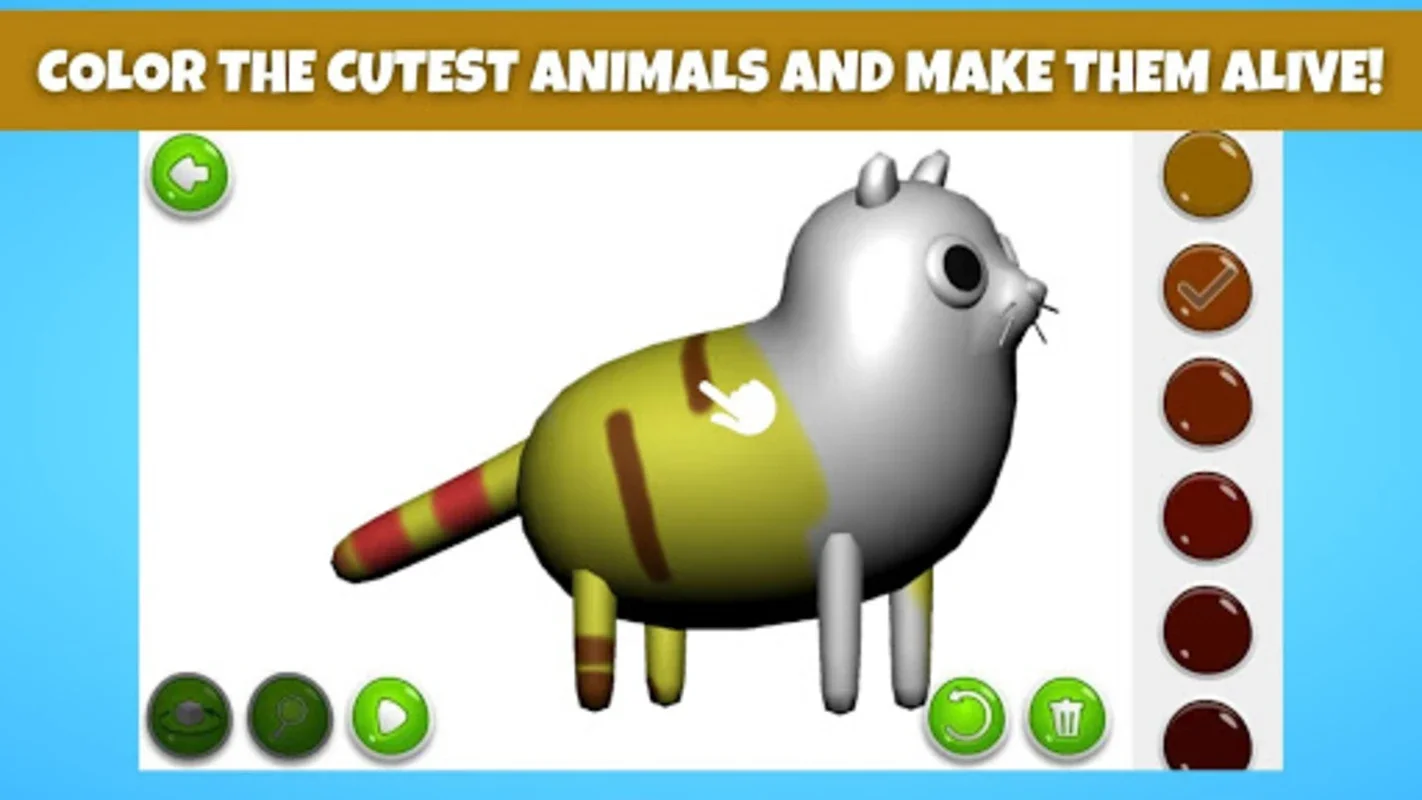 Kids 3D Animal Coloring Pages for Android - Fun & Educational