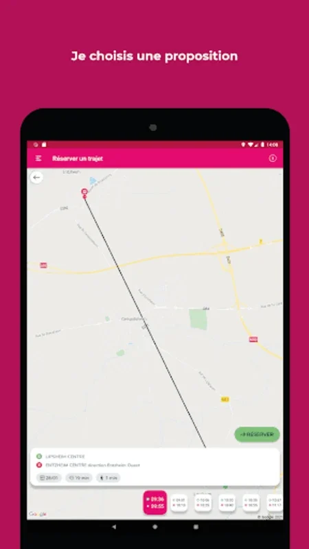 Flex for Android - Manage On-Demand Transport in Strasbourg