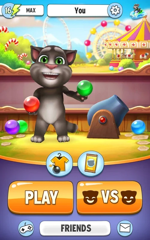 Talking Tom: Bubbles for Android - Fun Bubble Shooter