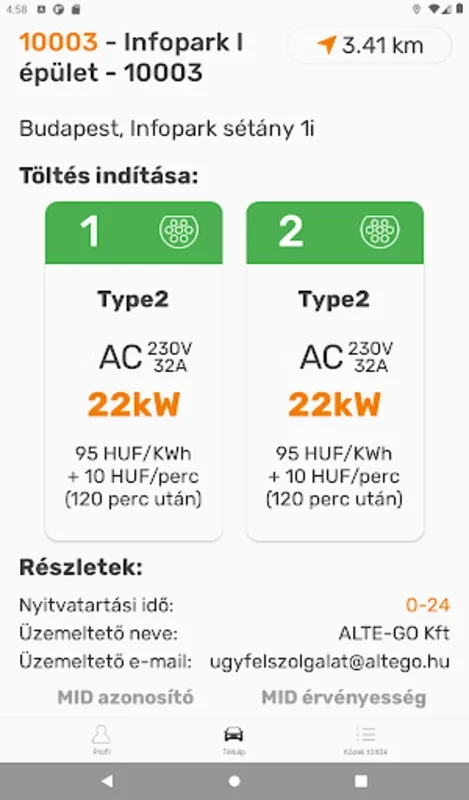 Alte-GO for Android - Optimize EV Charging