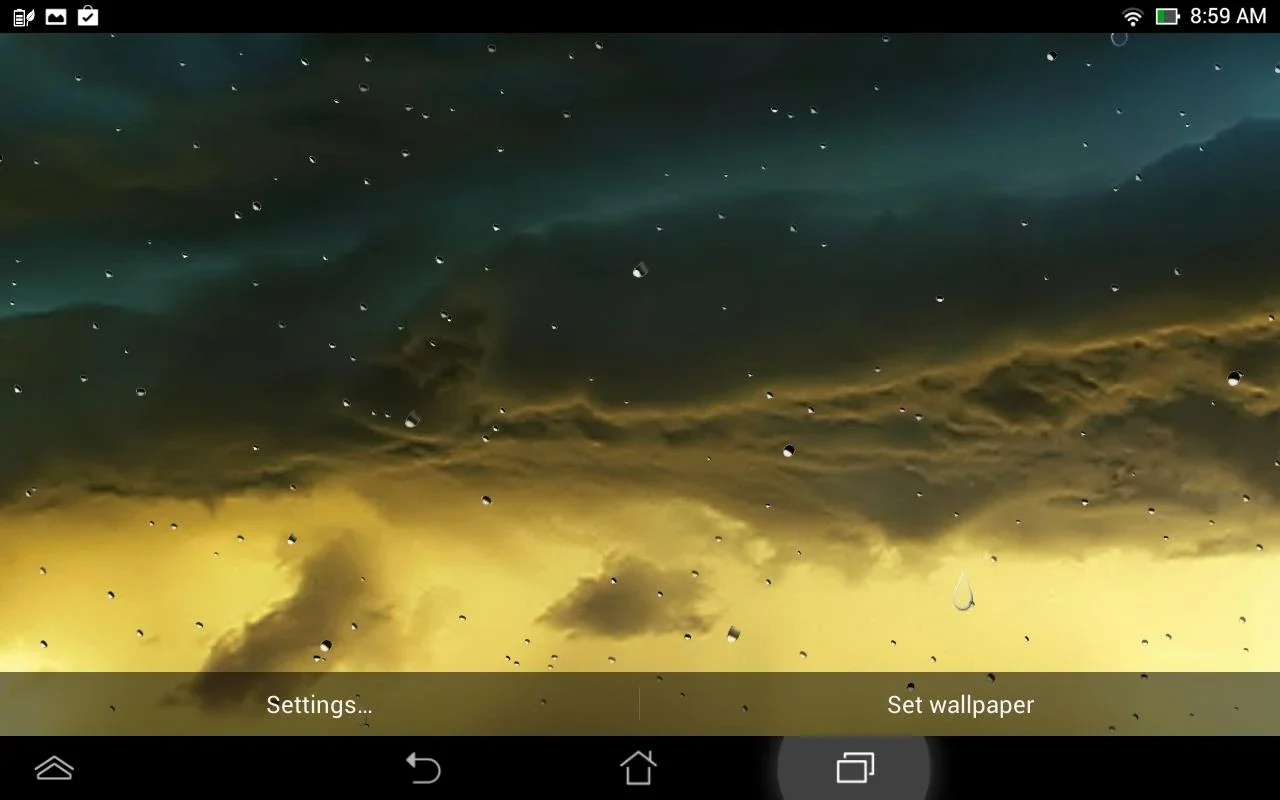 Raindrop Live Wallpaper for Android: A Serene Visual Treat