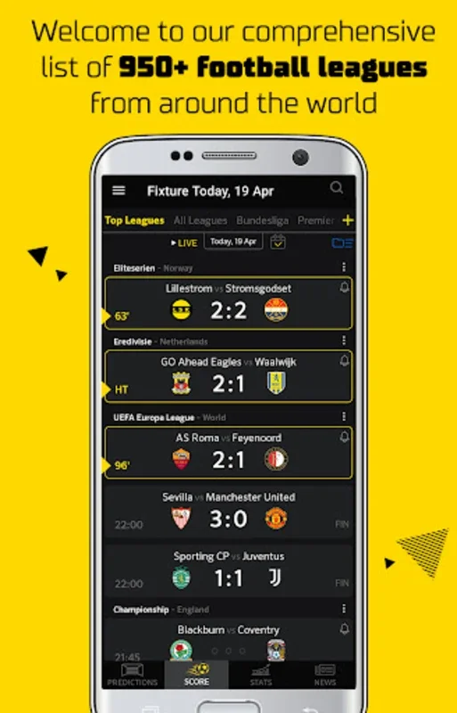 Football Predictions Livescore for Android - In - Depth Analytics and Predictions