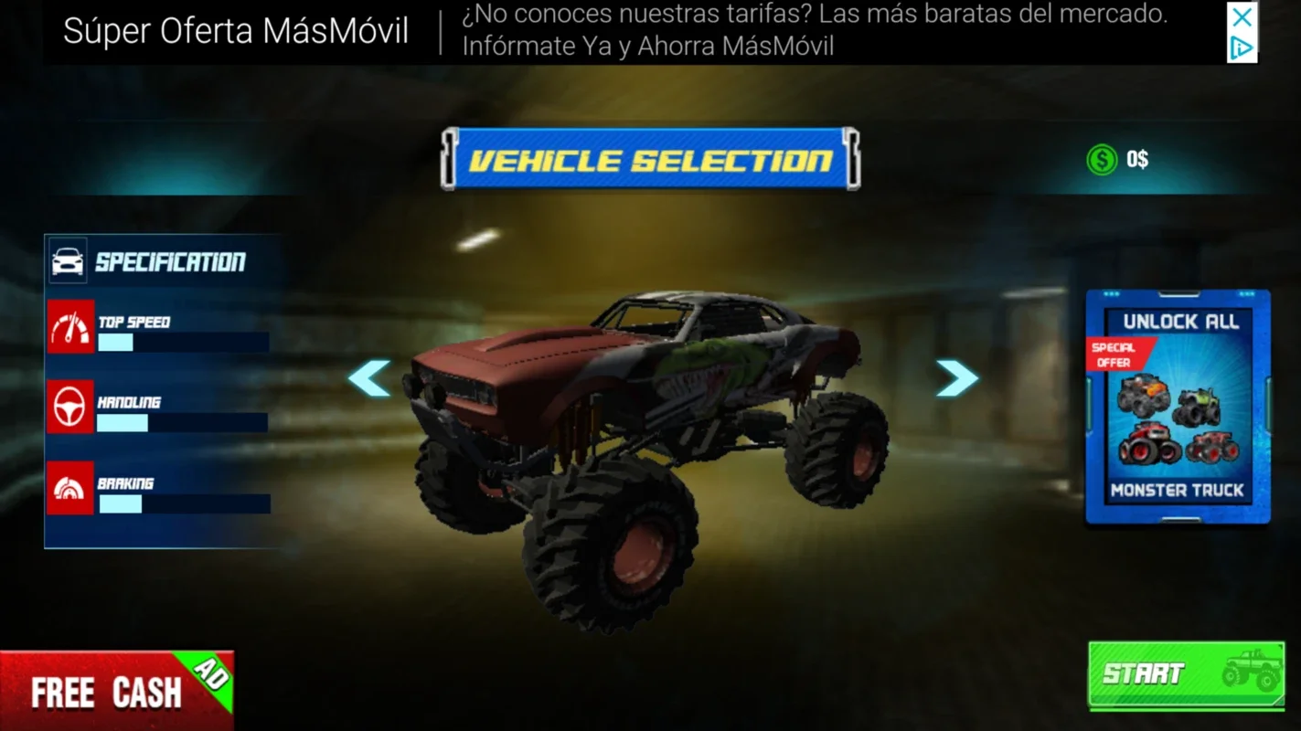 Monster Truck Ramp Stunts for Android - No Download Needed, Play Now