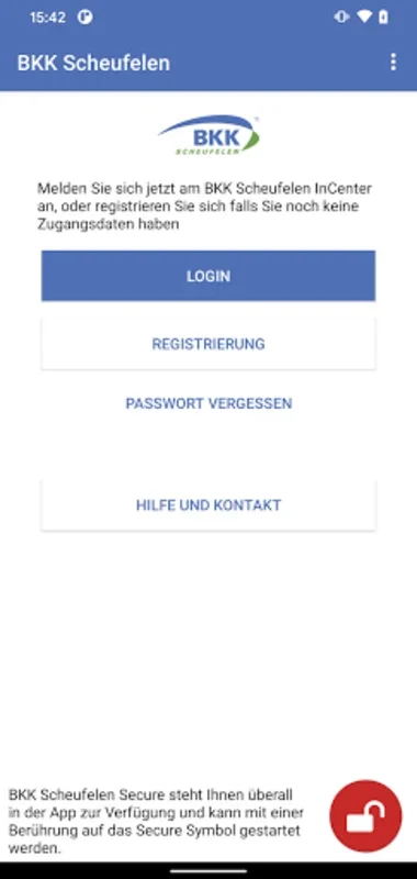 BKK Scheufelen for Android: Secure Health Insurance Management