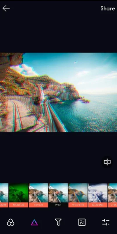 Glitch VHS for Android - Transform Photos with Retro Effects