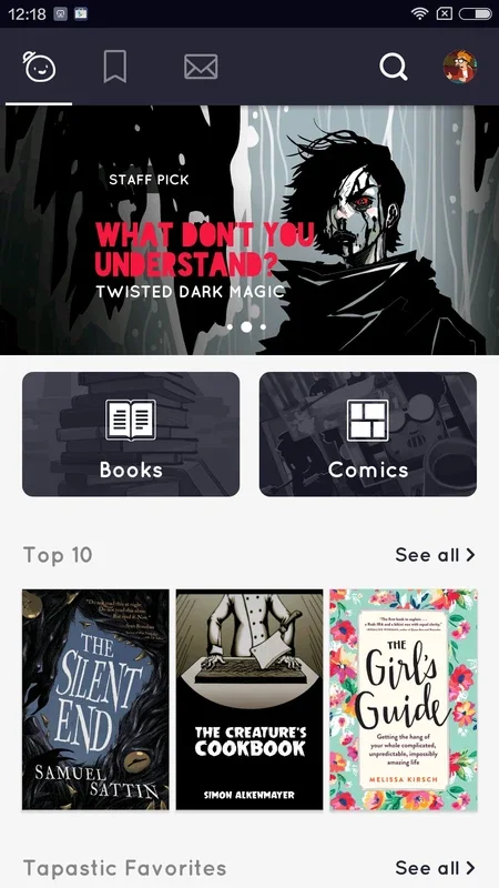 Tapas – Comics and Novels for Android: A Treasure Trove of Content