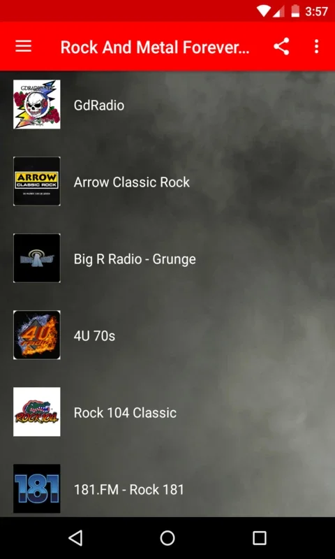 Rock And Metal Forever Radio for Android - Unleash the Metal