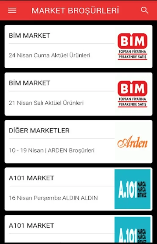 Market Broşürleri for Android - Stay Updated on Market Deals