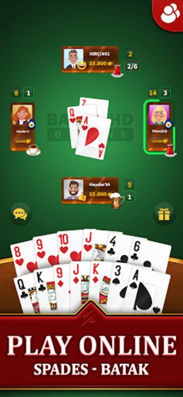 Spades - Batak Online HD for Android - Connect with Global Players