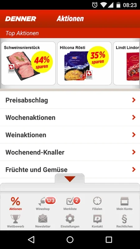 Denner for Android - Customize Your Shopping with Alerts and Wine Advisor