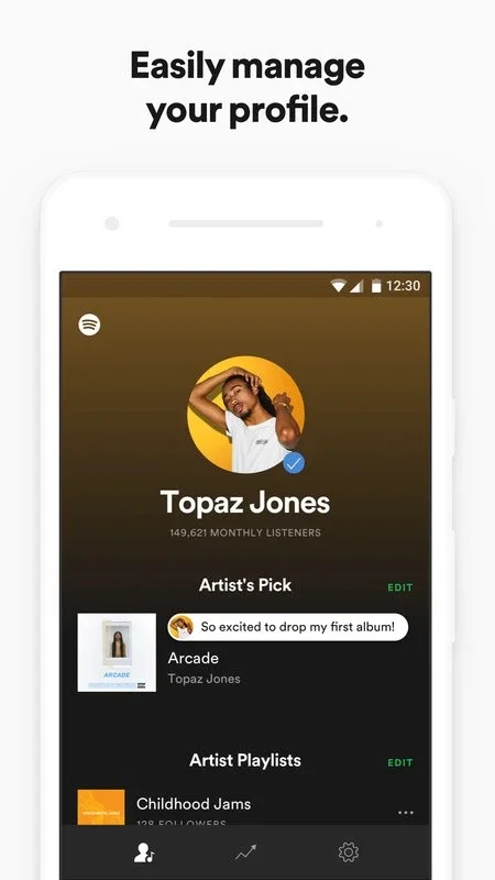 Spotify for Artists on Android - Manage Your Music Easily