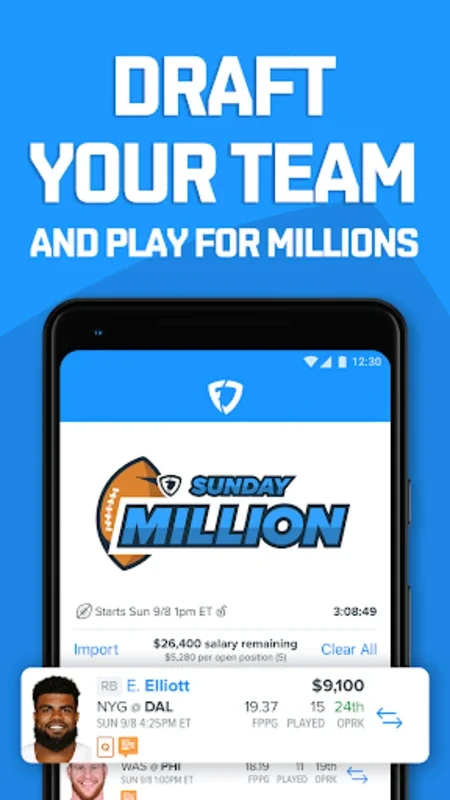 FanDuel for Android: The Premier Fantasy Sports League