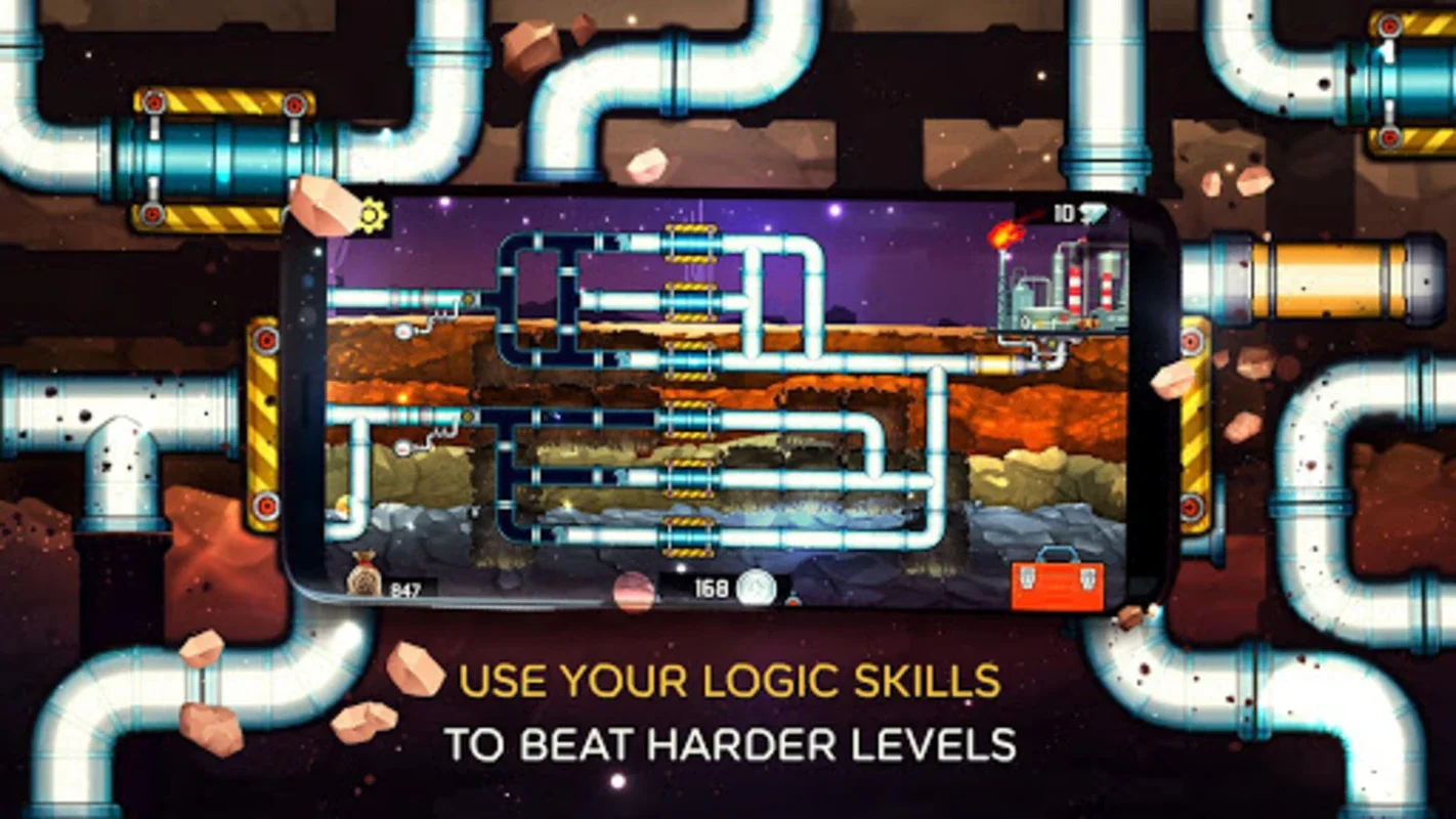 Plumber3 for Android - Engaging Pipeline Puzzle