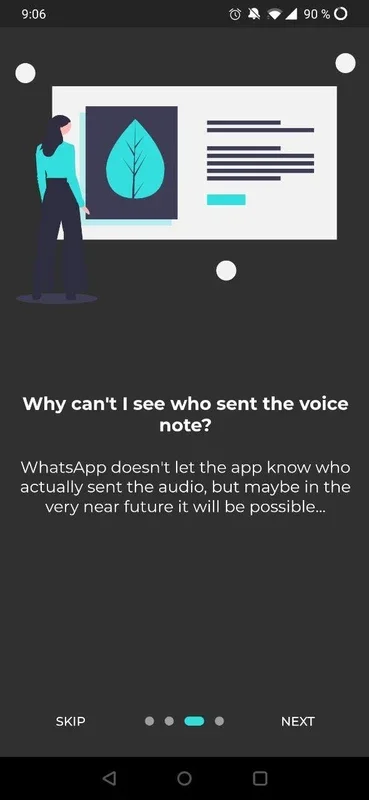 Voicey for WhatsApp for Android - Listen Privately