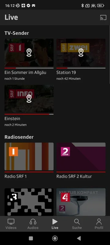 Play SRF for Android: Find Your Favorite Programs