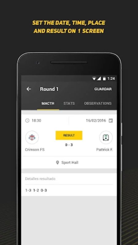 Manager miLeyenda for Android: Effortless Sports Tournament Management